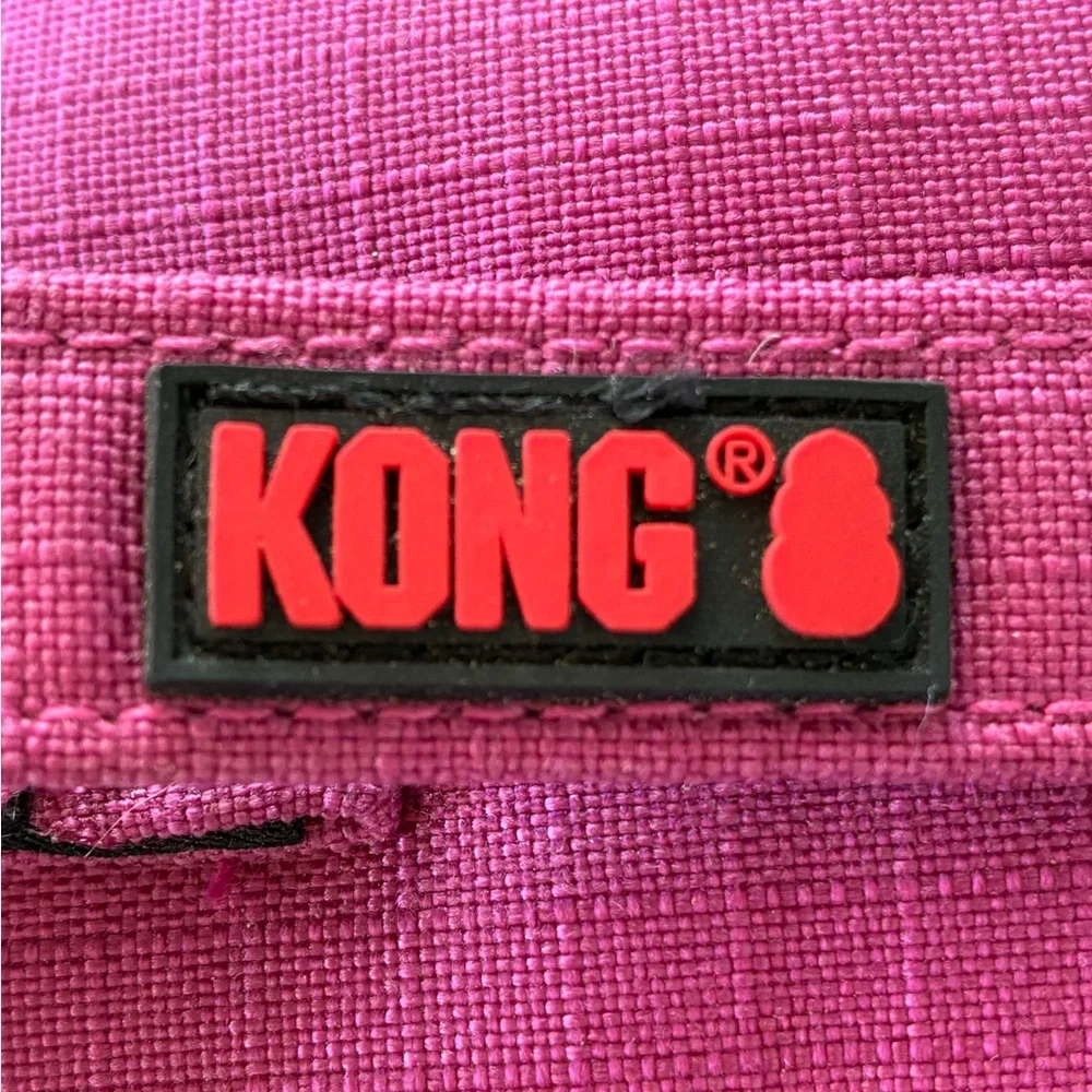 Kong Dog Harness Poop Bag Security Straps Lightweight Pink Black Mesh Small - Picture 4 of 6